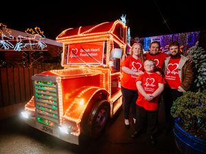 Supporting image for story: Telford house really lights up for Christmas in memory of dad John - with video and pictures