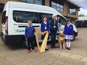 Supporting image for story: Charity ensures well-being dog can continue school visits after owner gives up driving