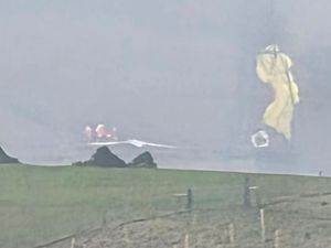 Supporting image for story: Aircraft from Birmingham Airport crashes in a field in Littleborough - latest updates