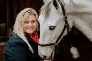 Laura Goodall with her mare Suzie
