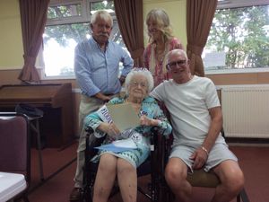 Supporting image for story: Woman who knitted to raise money for premature babies turns 100