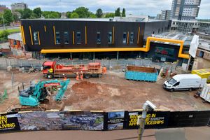 Demolition work at the the railway station in Wolverhampton is progressing well