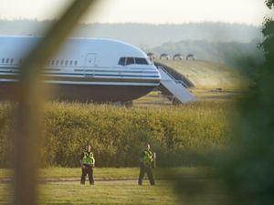 Supporting image for story: Priti Patel undeterred despite late grounding of Rwanda deportation flight