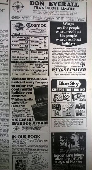 Don Everall had global travel covered in 1979