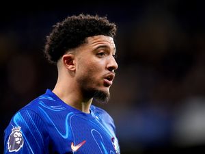 Jadon Sancho in action for Chelsea