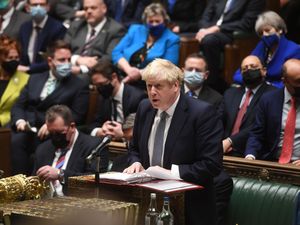 Boris Johnson during Prime Minister's Questions