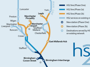 Supporting image for story: HS2: Second route linking Birmingham to Manchester and Leeds revealed