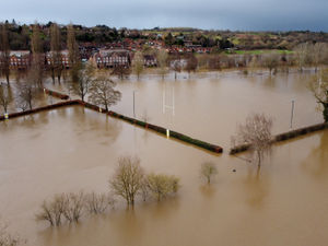 Supporting image for story: Flood warnings remain in Shropshire after days of destruction