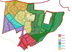 Penkridge North planned phases. Credit: Bloor Homes Ltd and Define. With permission for all LDRS partners