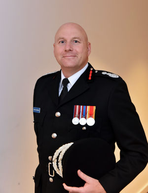 Simon Hardiman, Chief fire officer Shropshire Fire & Rescue Service. Picture: SFRS