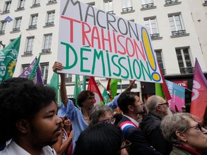 Supporting image for story: Protesters rally in France against Barnier’s appointment as prime minister