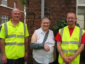 Supporting image for story: Hero binmen hailed for helping pensioner
