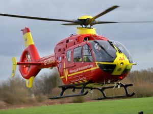 Supporting image for story: Elderly motorcyclist airlifted to hospital after crash with coach carrying school children