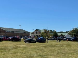 Supporting image for story: Boy, 14, held after Georgia school shooting