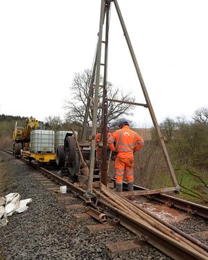 Engineers on site investigating the situation. Picture: Gary Essex.