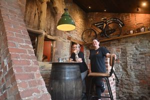 There are plenty of nooks within the pub for people to sit at