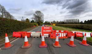 The A448 in Kidderminster is closed