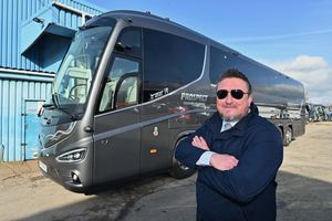 Nathan Hadley, MD at Prospect Coaches in Lye, which looks after the transport for a number of sports teams including West Bromwich Albion's first team