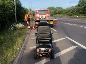 Supporting image for story: Mobility scooter stopped by police on A5 between Shrewsbury and Telford