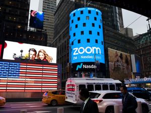 Supporting image for story: Shares in Zoom fall as growth appears to be tapering off