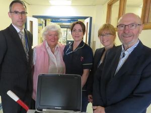 Supporting image for story: Charity presents scanners to hospital
