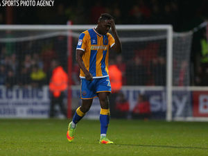 Supporting image for story: Shrewsbury Town defender Aristote Nsiala's suspension withdrawn