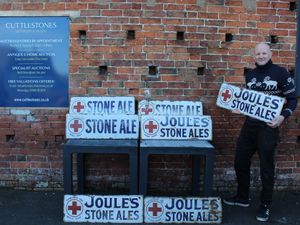 Supporting image for story: Local Joule’s Brewery enamel signs set to go under the hammer in Penkridge