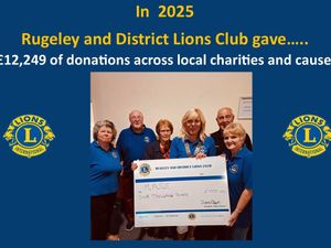Supporting image for story: Local generosity helps Lions donate £12k to charities