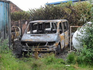 Supporting image for story: Suspected arson destroys vehicles at Willenhall car wash site