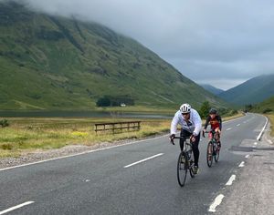 The pair on the road