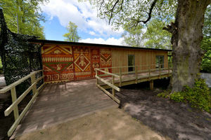 The outside of the new, but not quite complete Safari Academy