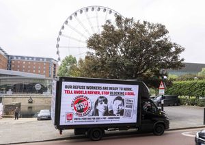 Bin Men Liverpool Protest 3 