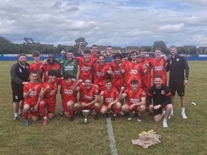 Supporting image for story: Market Drayton Town hold on to the Jason Francis Trophy
