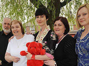 Supporting image for story: Family affair as model comes home