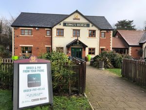 The eight-year-old boy suffered serious injuries in the collision in the Hungry Horse pub car park