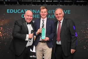 The Rural Awards 2025. Educational Initiative of the Year presented by Dicky Dodd is: Lower Drayton Farm.