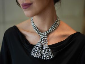 Supporting image for story: Rare antique diamond necklace expected to fetch more than £1m at auction