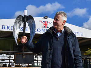 Supporting image for story: Knife angel speads its wings to torch