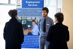 The Princess talks to Callum Smith, who has now been given a job by Avara Foods after receiving training