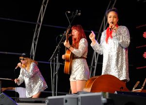 The Rainbow Girls perform at Shrewsbury Folk Festival