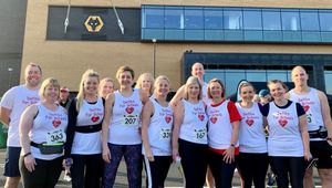 Staff and parents from the school took part in a 10km run