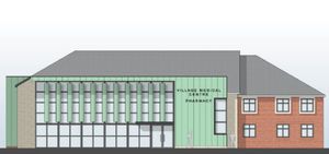 An artist's impression of the extended and upgraded Village Medical Centre, Crankhall Lane, Wednesbury. Pic: Tim Adams Architects. Permission for reuse for all LDRS partners.