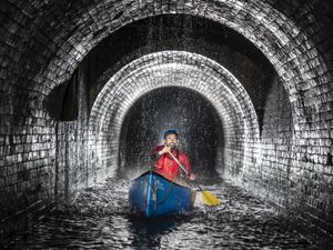 Supporting image for story: Invitation to ‘paddle under Pennines’ through UK’s longest canal tunnel