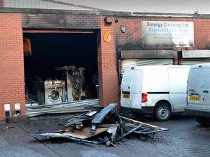 Supporting image for story: Dry cleaners destroyed in arson attack