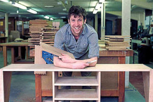 Harry Greaves at work