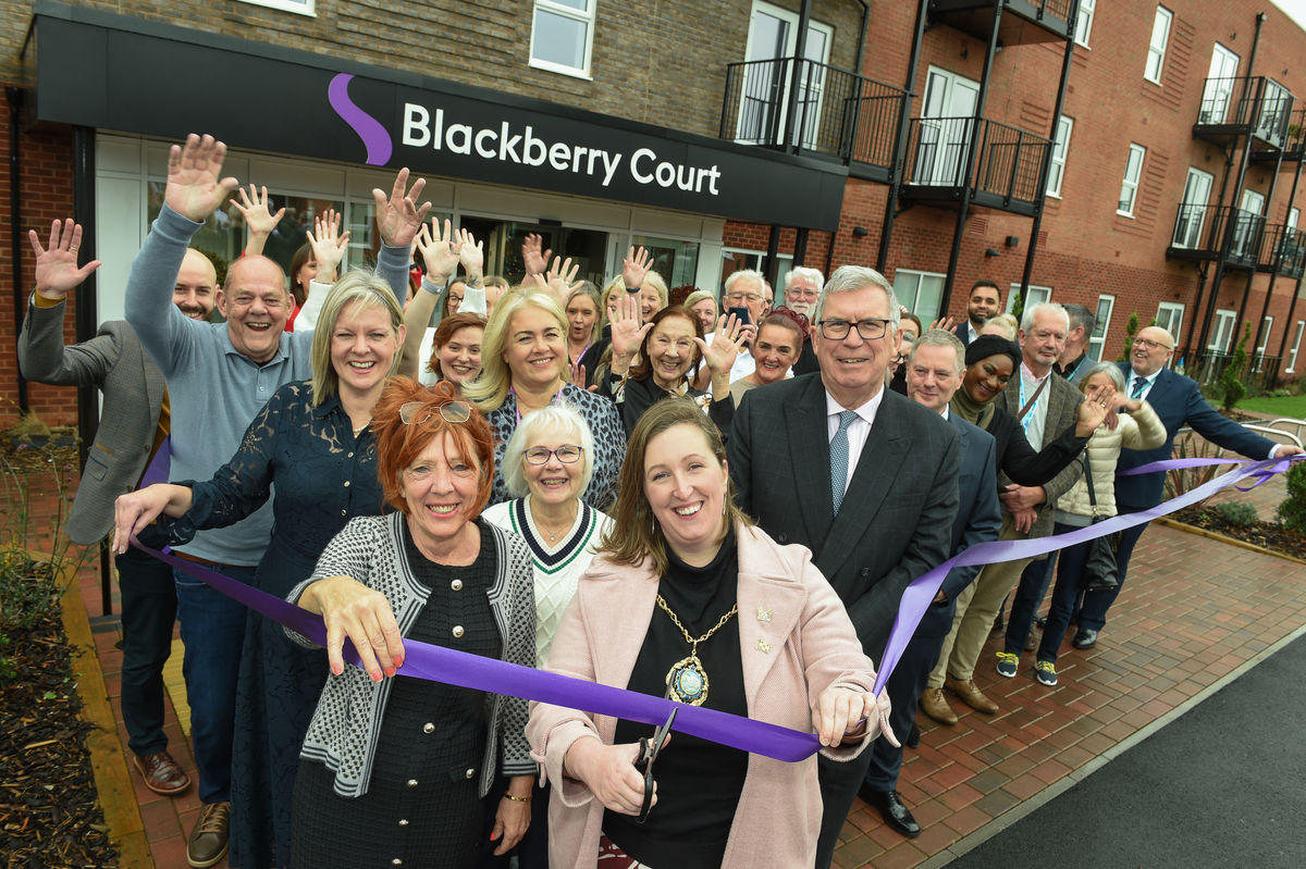 Blackberry Court celebrates award win and official opening