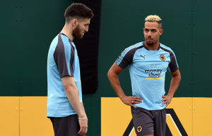 In pre-season training with Matt Doherty.