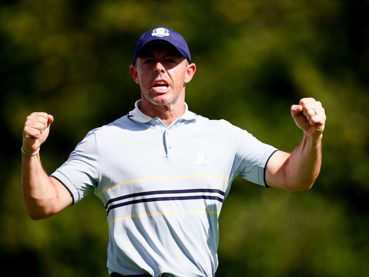 Rory McIlroy the centre of attention as Europe control opening day of Ryder Cup
