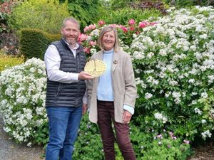 Supporting image for story: Powys garden owners awarded for 35 years of fundraising events