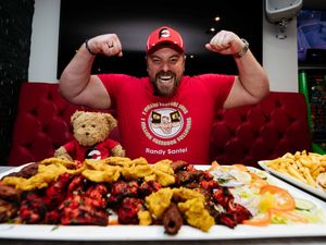 Supporting image for story: Watch: YouTube star from USA takes on 'killer grill' food challenge in Wolverhampton